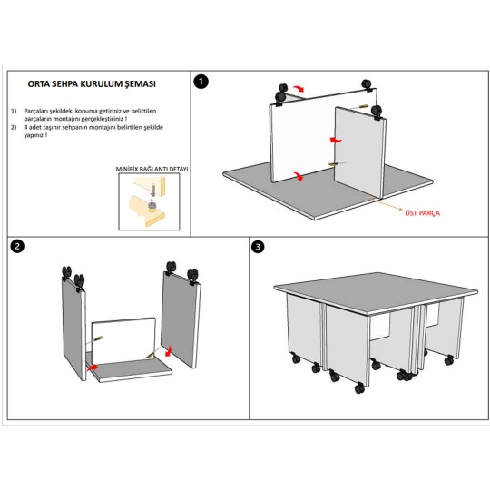 Coffee Table White-OS-17