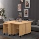 Sapphire Oak Center Table-OS-19