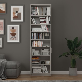 Ash Gray Hinged Bookcase Asra Trend K-33