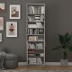 Ash Gray Hinged Bookcase Asra Trend K-33