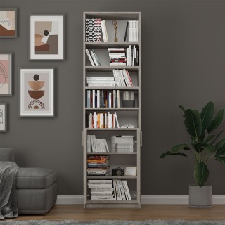 Retro Gray Covered Bookshelf Asra Trend K-37