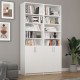 White Covered Bookcase Asra Trend K-39