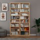 Sapphire Oak Covered Bookcase Asra Trend K-40