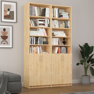 Sapphire Oak Covered Bookcase Asra Trend K-40