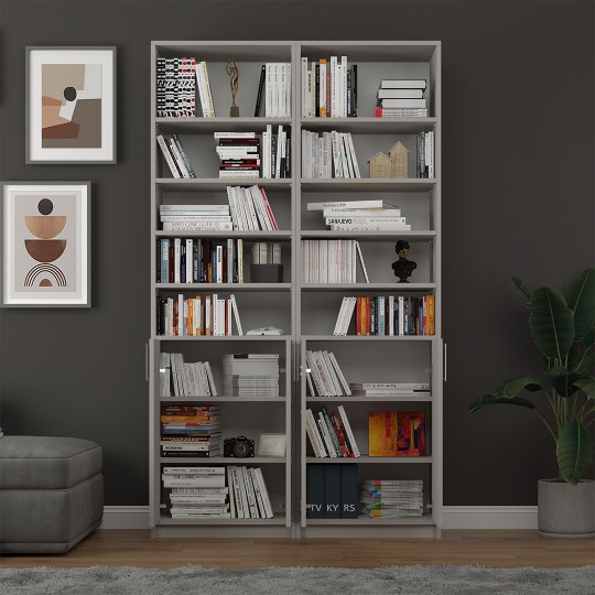 Ash Trend K-41 Bookcase with Ash Gray Cover