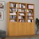 African Walnut Covered Bookshelf Asra Trend K-55