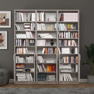 Retro Gray Covered Bookcase Asra Trend K-56