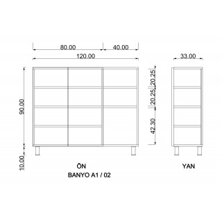   Bathroom Cabinet White