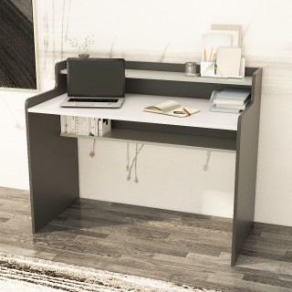  Dark Grey & White Desk