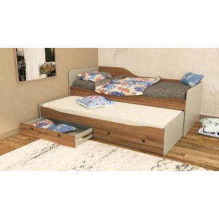 Extendable Bed Mist Gray & Navaro