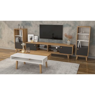 TV Group Salerno & Dark Grey & White