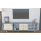 TV Unit Antares & Silva & Metallic Grey