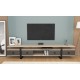 TV Unit in Grey Sonomo & Dark Grey