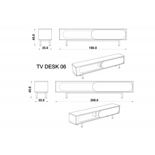 TV Unit Mona & White