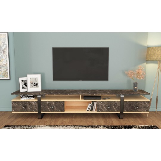 TV Unit Safir & Oak & Bianco