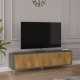 TV Unit in Dark Grey & Petra T-05