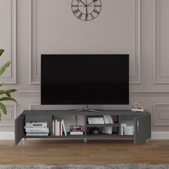 TV Unit Dark Grey T-12