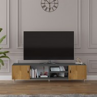 TV Unit Dark Grey & Petra T-13