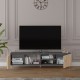 TV Unit Dark Grey & Star Sonoma T-15