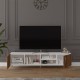 TV Unit White & Walnut T-16