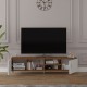 TV Unit Walnut & White T-17