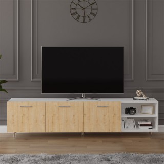 TV Unit Safir Oak & White T-19