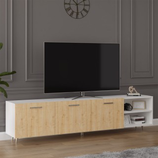 TV Unit Safir Oak & White T-19