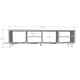 TV Unit Petra & White T-20