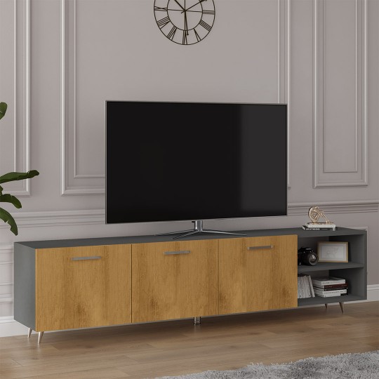 TV Unit Dark Gray & Petra T-22