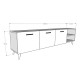 TV Unit Dark Gray & Petra T-22