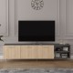 TV Unit Dark Grey & Yıldız Sonoma T-24