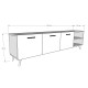 TV Unit Dark Grey & Yıldız Sonoma T-24