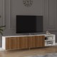 TV Unit White & Walnut T-25