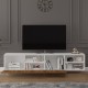 TV Unit White & Walnut T-25